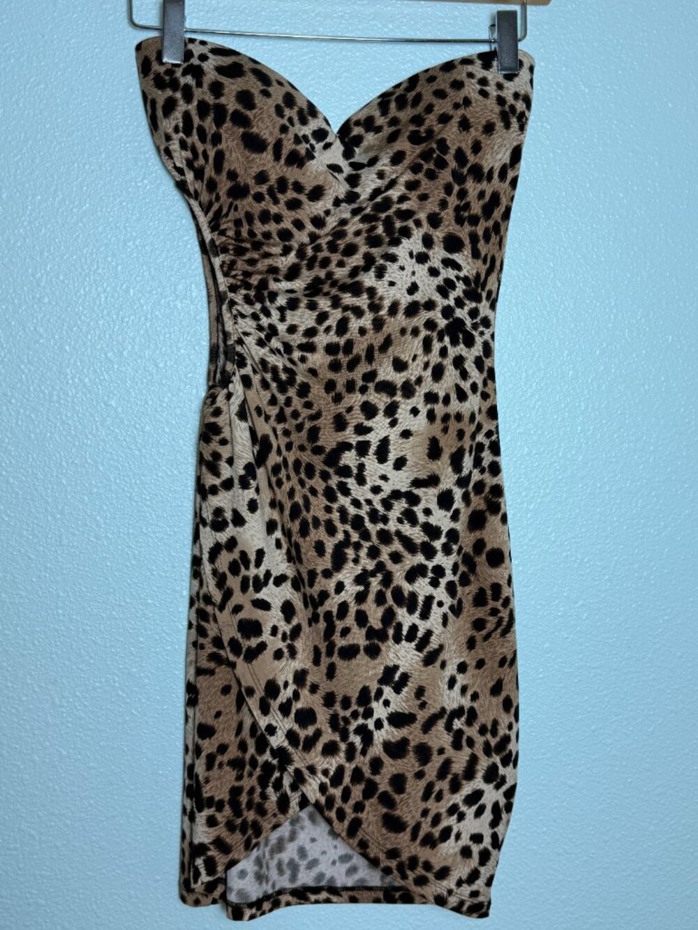 NWT Forplay Leoprard Bodycon Cutout Mini Dress Size Small - Picture 2 of 9